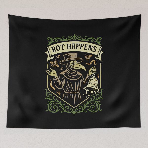 Item preview, Rot Happens Plague Doctor Funny Wargaming designed and sold by pixeptional.