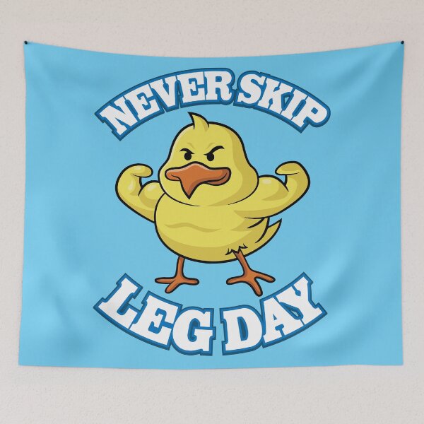 Item preview, Never skip leg day designed and sold by TeeCodes.