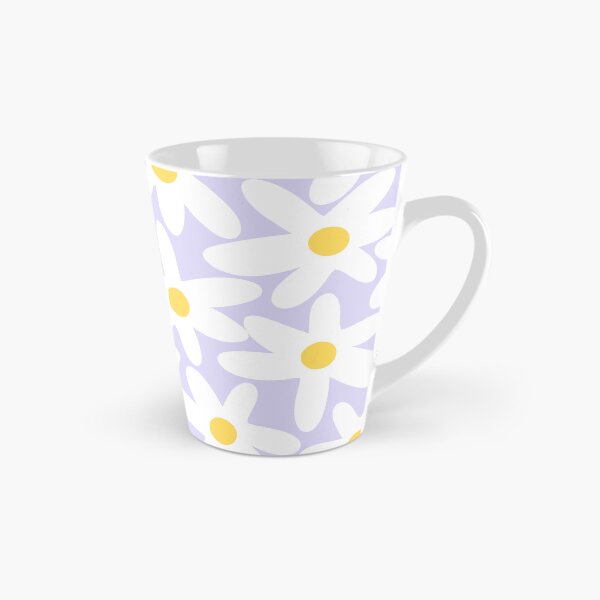 Item preview, Floral Daisy Time Pattern in Lavender Pastel Purple designed and sold by kierkegaard.