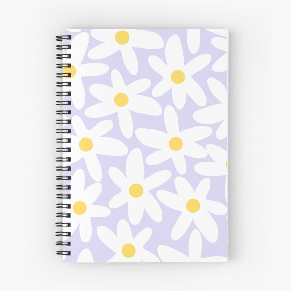 Item preview, Floral Daisy Time Pattern in Lavender Pastel Purple designed and sold by kierkegaard.