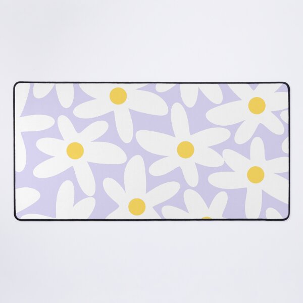 Item preview, Floral Daisy Time Pattern in Lavender Pastel Purple designed and sold by kierkegaard.