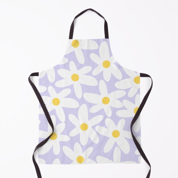 Item preview, Floral Daisy Time Pattern in Lavender Pastel Purple designed and sold by kierkegaard.