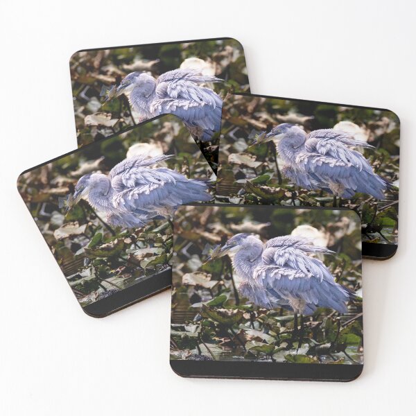 Item preview, Great blue heron gone fishin’ designed and sold by BirdsBugsBeyond.