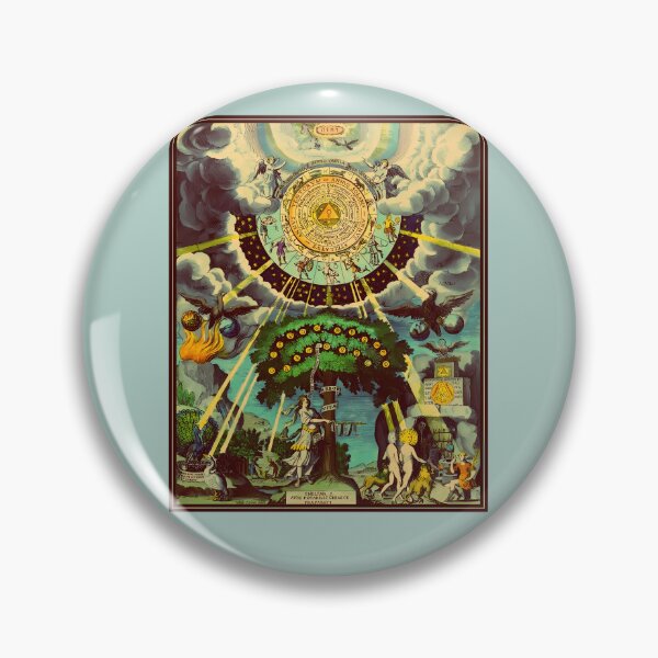Item preview, Alchemical Hermetric And Mystical Emblems Print designed and sold by BrunhildSchafer.