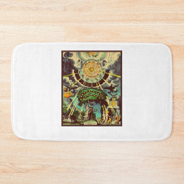 Item preview, Alchemical Hermetric And Mystical Emblems Print designed and sold by BrunhildSchafer.