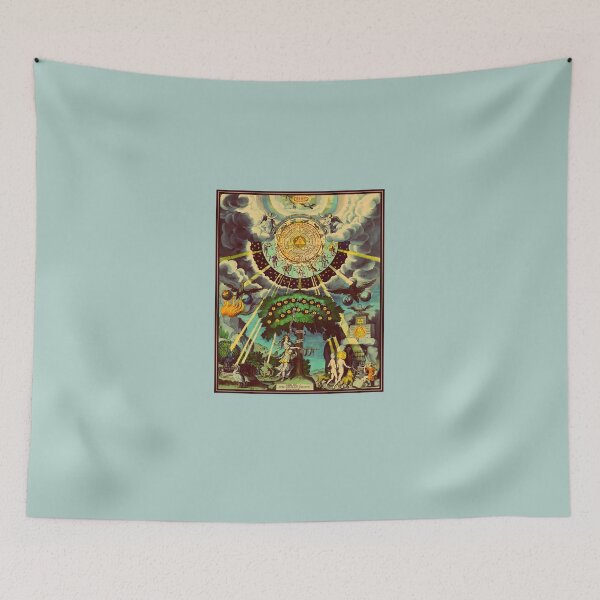 Item preview, Alchemical Hermetric And Mystical Emblems Print designed and sold by BrunhildSchafer.