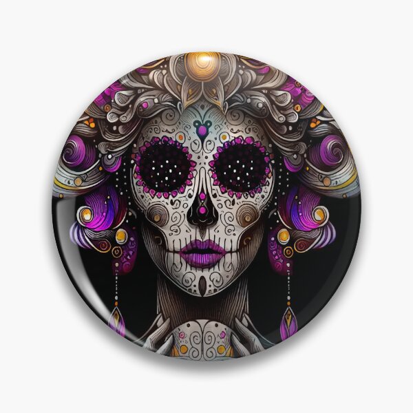 Item preview, Catrina Illustration - Vibrant Day of the Dead Art designed and sold by  Ojo de Lilith.