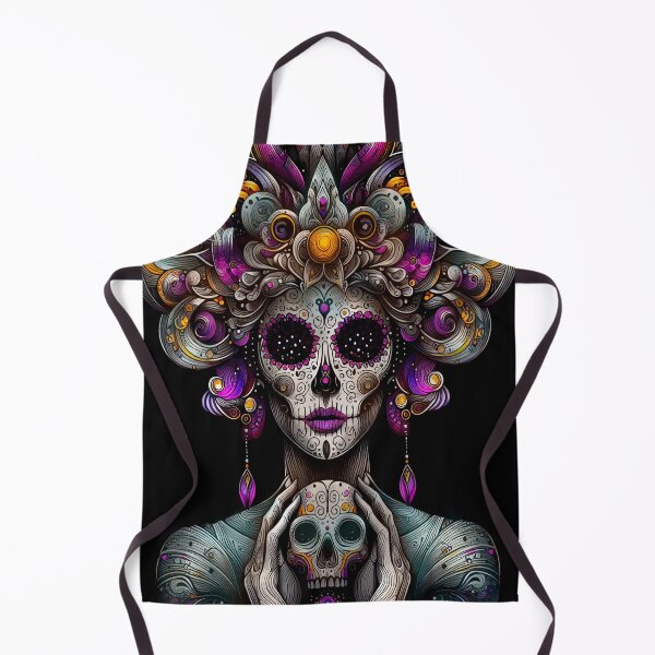 Item preview, Catrina Illustration - Vibrant Day of the Dead Art designed and sold by Ojo de Lilith.