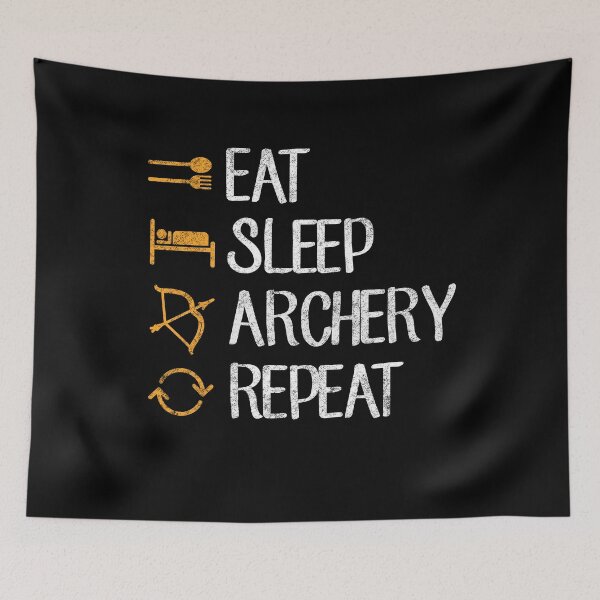 Item preview, Eat Sleep Archery Repeat - Bow hunting designed and sold by Captain Mood.