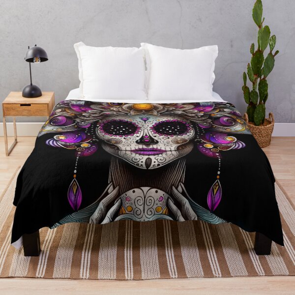 Item preview, Catrina Illustration - Vibrant Day of the Dead Art designed and sold by  Ojo de Lilith.