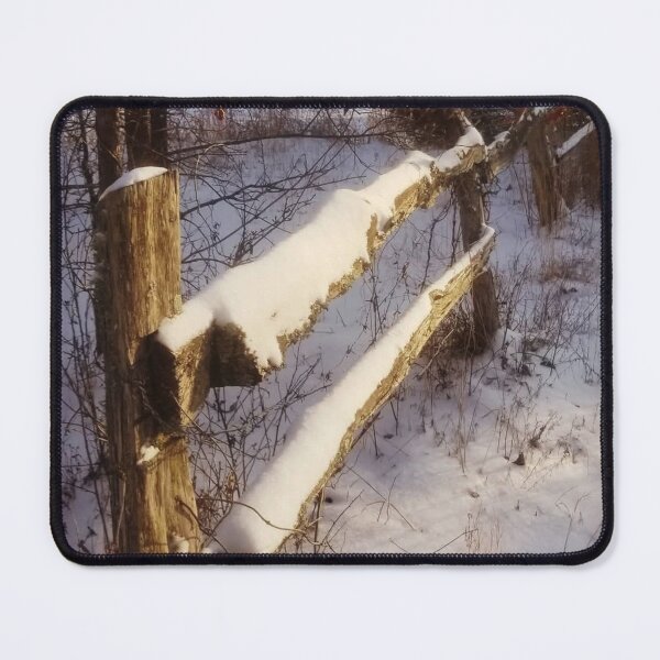 Item preview,  Old Log Fence After a Snow designed and sold by BWFields.