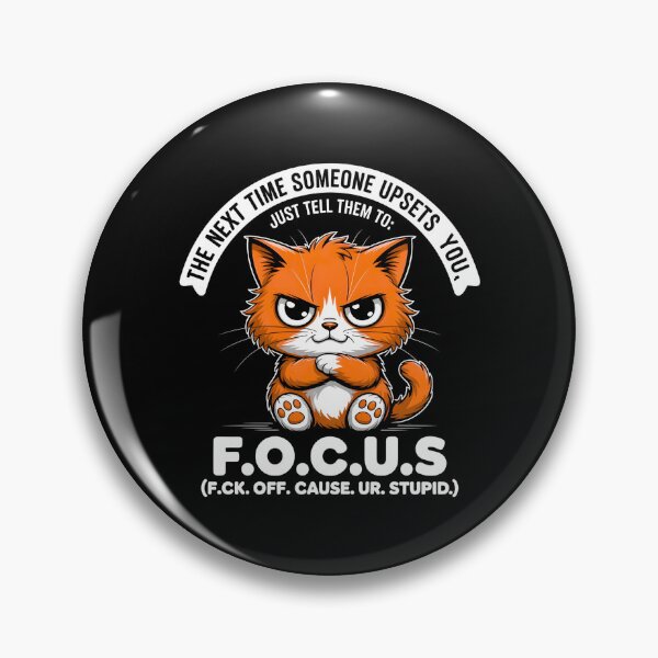 Item preview, The Next Time Someone Upsets You Just Tell Them to Focus T-Shirt - Cat designed and sold by UrbanHowlz.