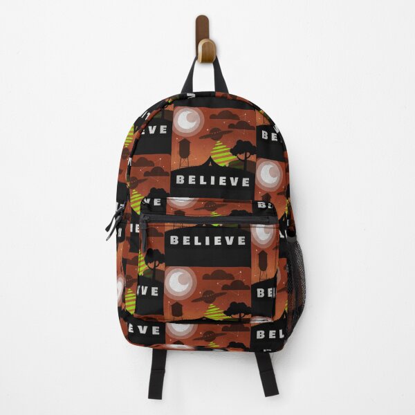 Item preview, Believe in aliens campsite nightscape designed and sold by AwakeLA.