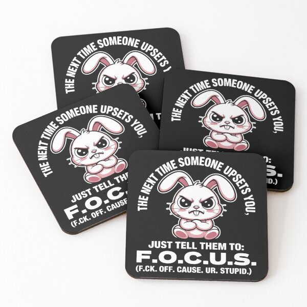 Item preview, The Next Time Someone Upsets You Just Tell Them to Focus T-Shirt - Rabbit designed and sold by UrbanHowlz.