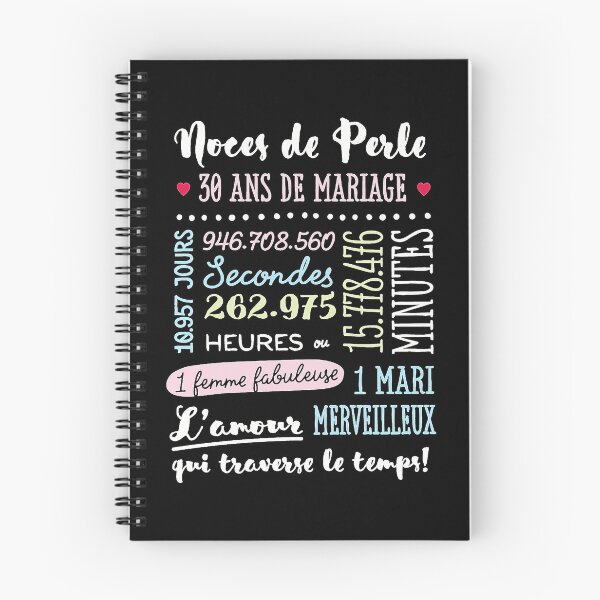 Item preview, Cadeau 30 Ans De Mariage Pour Couple   Noces De Perle designed and sold by IsmailMoser.