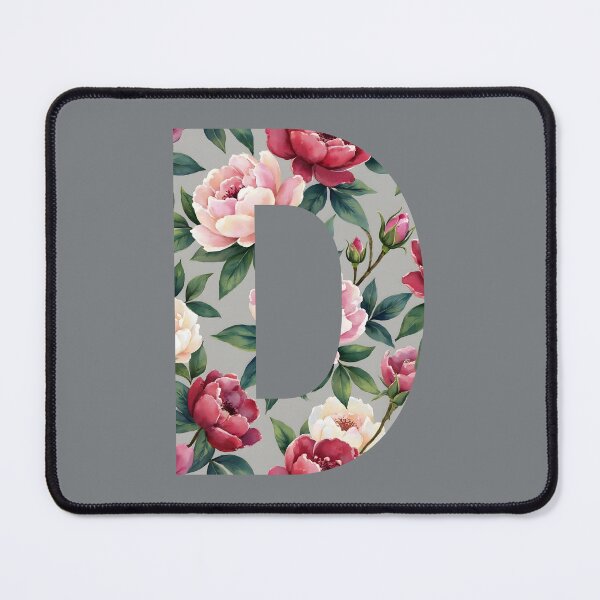 Item preview, Vintage Floral Letter D Monogram designed and sold by rustyroofco.