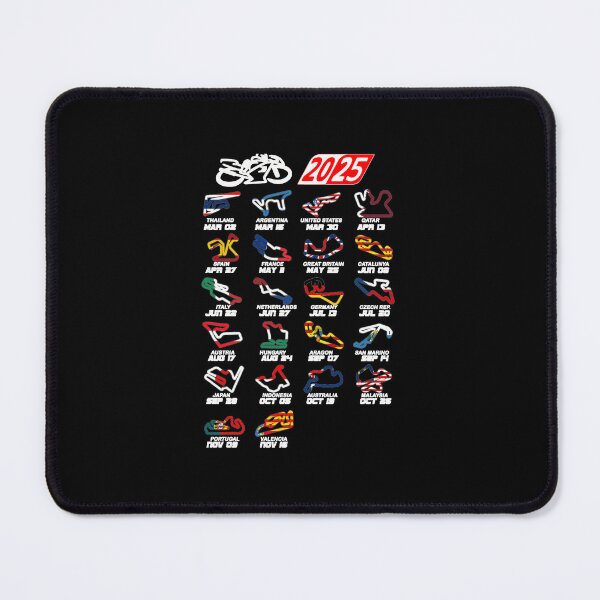 Item preview, Calendar Season 2025 Motogp Circuits Colors designed and sold by IsmailMoser.