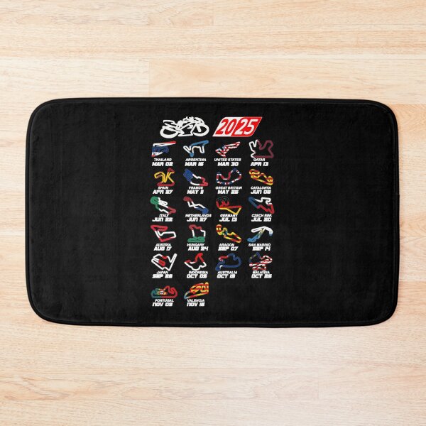 Item preview, Calendar Season 2025 Motogp Circuits Colors designed and sold by IsmailMoser.