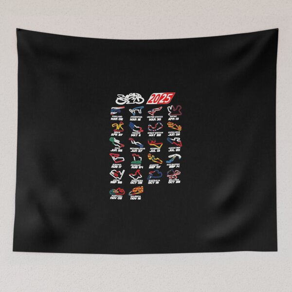 Item preview, Calendar Season 2025 Motogp Circuits Colors designed and sold by IsmailMoser.