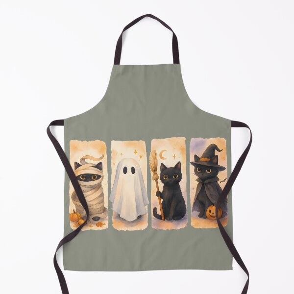 Item preview, Black Cat Bookmark Panels – Black Cat, Mummy, Ghost & Witch designed and sold by MvuuStudio.