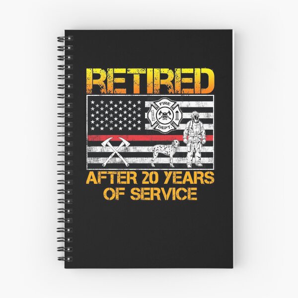 Item preview, Thin Red Line Firefighter Firefighters Professional Hero Volunteers Retirement Retired 20 Years Of Service designed and sold by Basti09.