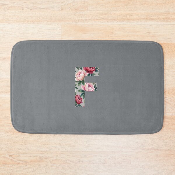 Item preview, Vintage Floral Letter F Monogram designed and sold by rustyroofco.