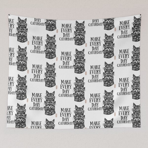 Item preview, Make Every Day Caturday! Cat Lover Gift designed and sold by SSustainable.