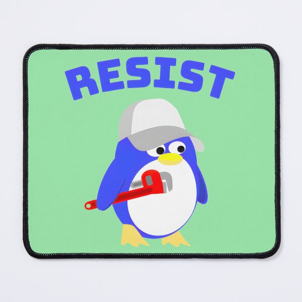 Item preview, Resist Penguin with Wrench | PERFECT GIFT FOR YOU AND FRIENDS designed and sold by MarcBuwalda.