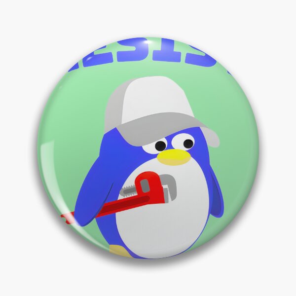 Item preview, Resist Penguin with Wrench | PERFECT GIFT FOR YOU AND FRIENDS designed and sold by MarcBuwalda.