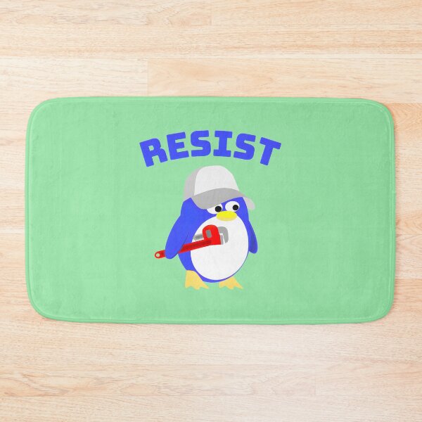 Item preview, Resist Penguin with Wrench | PERFECT GIFT FOR YOU AND FRIENDS designed and sold by MarcBuwalda.