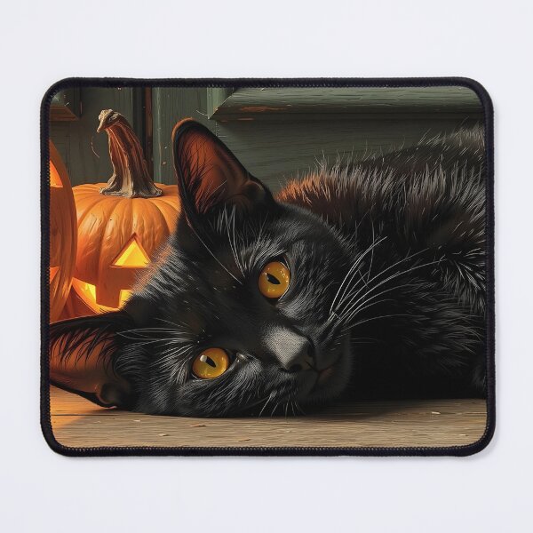 Item preview, Midnight, The Halloween Cat designed and sold by ACuriousshoppe.