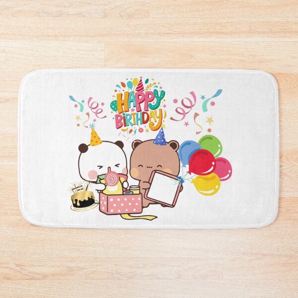 Item preview, Happy Birthday Cute DuDu Bear and BuBu Panda Are Celebrating 2026 designed and sold by DaresToDream.