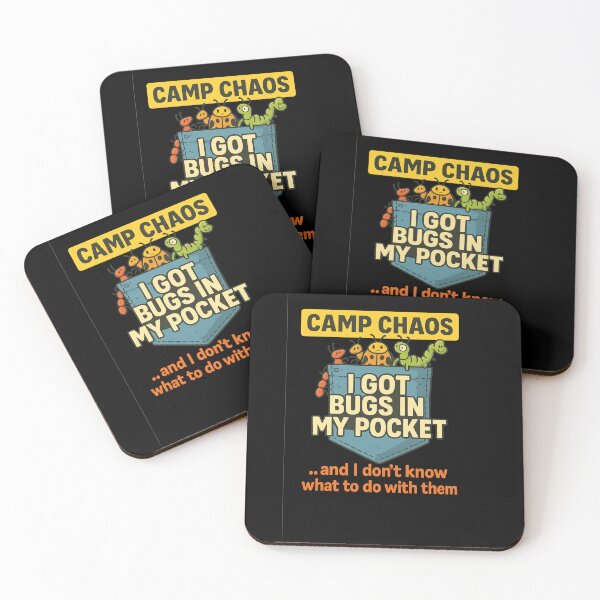 Item preview, Camp Chaos – I Got Bugs in My Pocket designed and sold by Camp Chaos by Wharf Wreckers.
