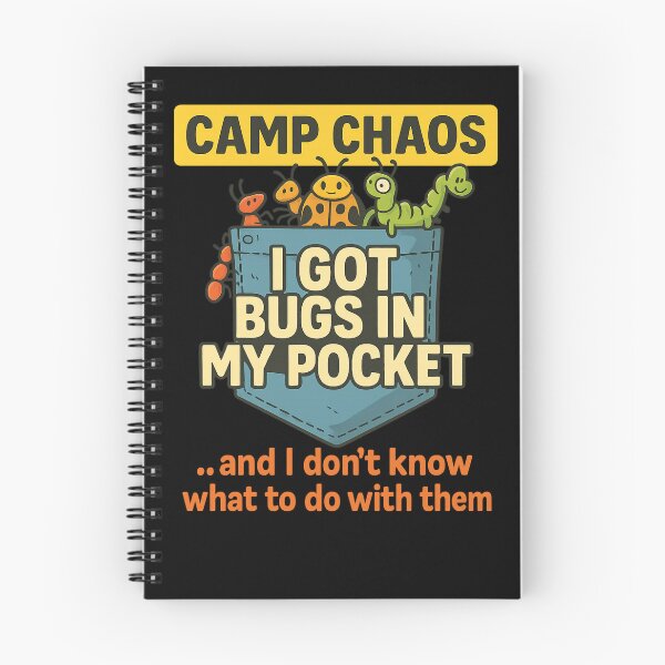 Item preview, Camp Chaos – I Got Bugs in My Pocket designed and sold by Camp Chaos by Wharf Wreckers.