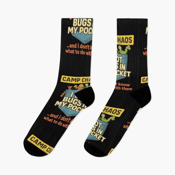 Item preview, Camp Chaos – I Got Bugs in My Pocket designed and sold by Camp Chaos by Wharf Wreckers.