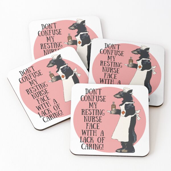 Item preview, Don't Confuse My Resting Nurse Face With A Lack Of Caring! Nurse Humor designed and sold by SSustainable.