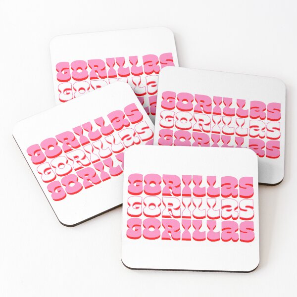 Item preview, Pink Gorillas x3 designed and sold by mariahblythedesigns.