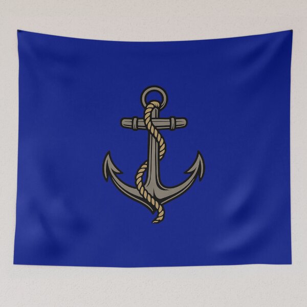 Item preview, Tattoo-Style Anchor with Rope designed and sold by NoRestDesigns.