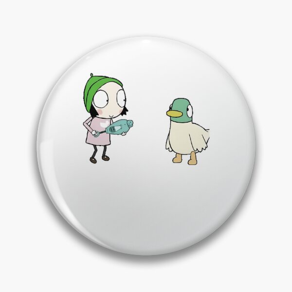 Item preview, Little and Pet Cartoon Duck Her Girl Vintage Cute Friend designed and sold by WittEstella86.