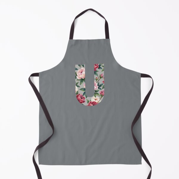 Item preview, Vintage Floral Letter U Monogram designed and sold by rustyroofco.
