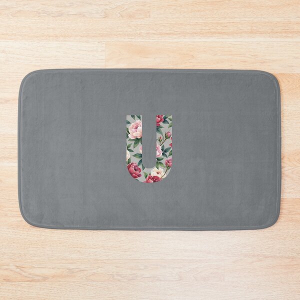 Item preview, Vintage Floral Letter U Monogram designed and sold by rustyroofco.