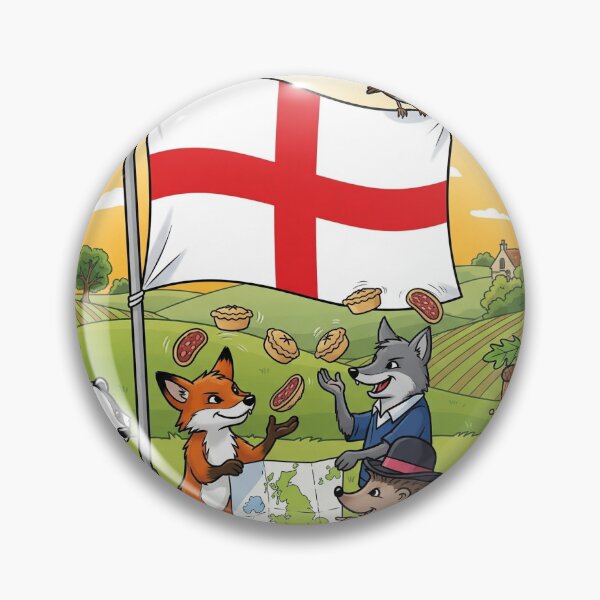 Item preview, English flag with animals designed and sold by Barnsey.