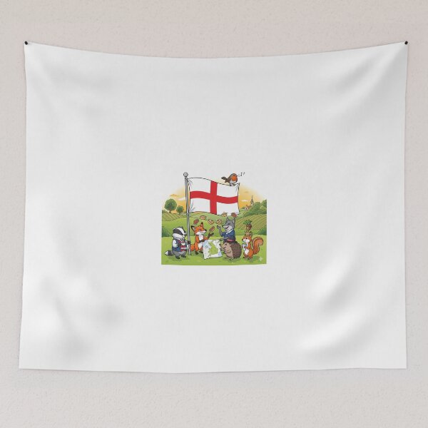 Item preview, English flag with animals designed and sold by Barnsey.