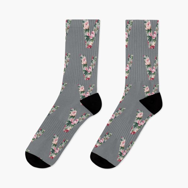 Item preview, Vintage Floral Letter V  Monogram designed and sold by rustyroofco.