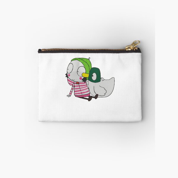 Item preview, Her Cute Girl Cartoon Friend Vintage Little Pet Duck and designed and sold by WittEstella86.