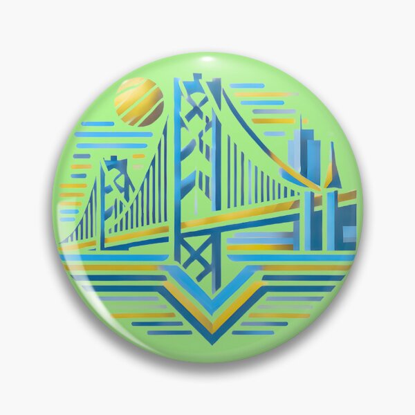 Item preview, Golden Gate Bridge Abstract Art | PERFECT GIFT FOR YOU AND FRIENDS designed and sold by MarcBuwalda.