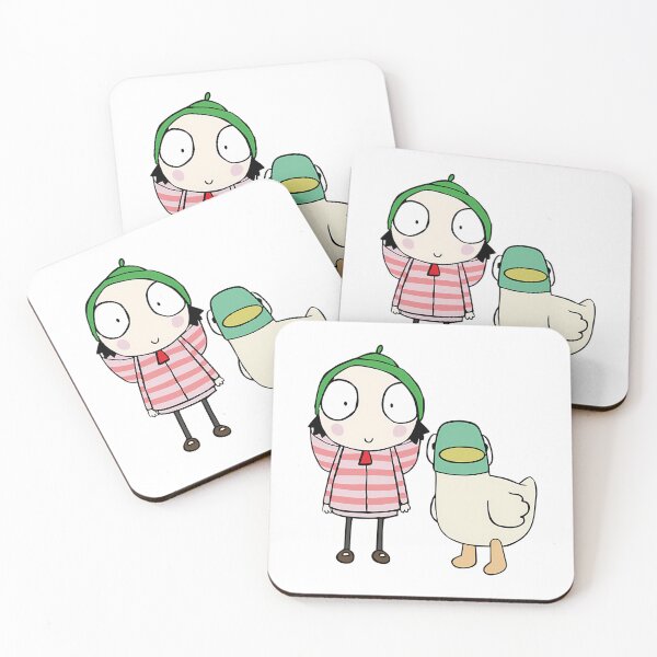 Item preview, Little Pet Her Cartoon Vintage Girl Friend and Duck Cute designed and sold by WittEstella86.