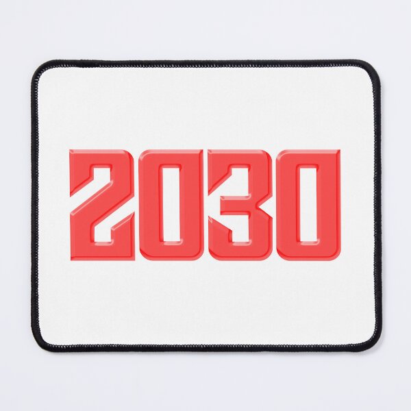 Item preview, 2030, Epic Red Typography designed and sold by Memes N Lore .