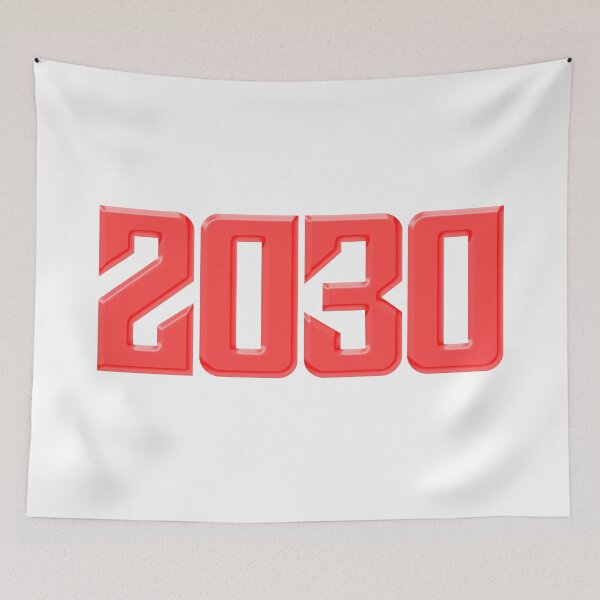 Item preview, 2030, Epic Red Typography  designed and sold by Memes N Lore .