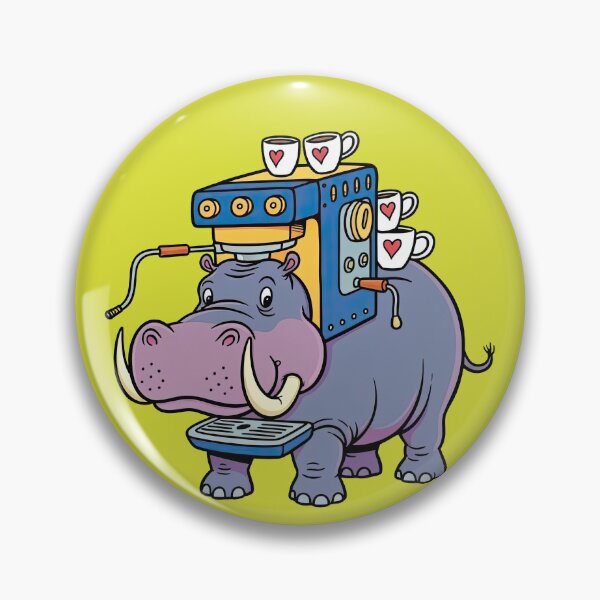 Item preview, Espresso Potamus - Italian Brainrot Stickers, Shirts, Bags, and more designed and sold by macvoodoodesign.